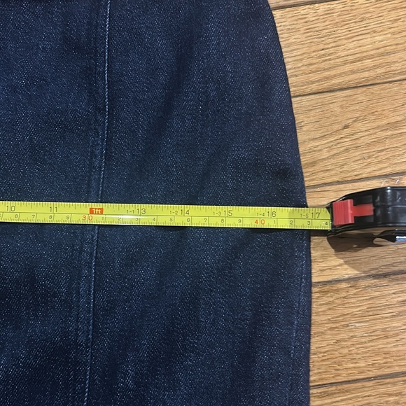 Zara Dark Denim Skirt - Picture 5 of 7